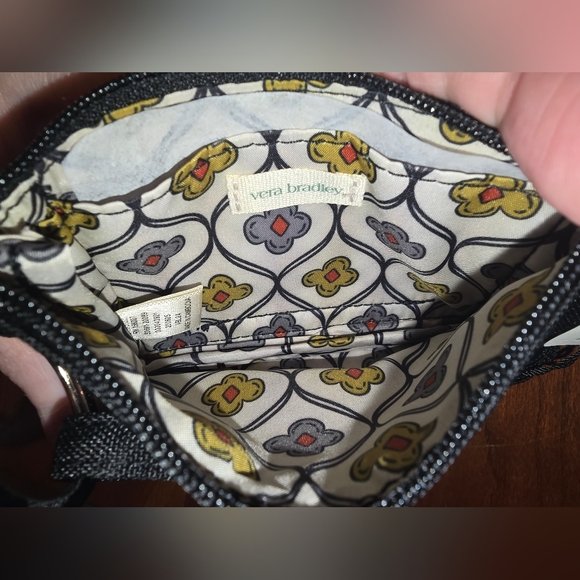Vera Bradley Black and Multicolor Wristlet and ID Card Holder Set, Brand New! - Picture 3 of 5